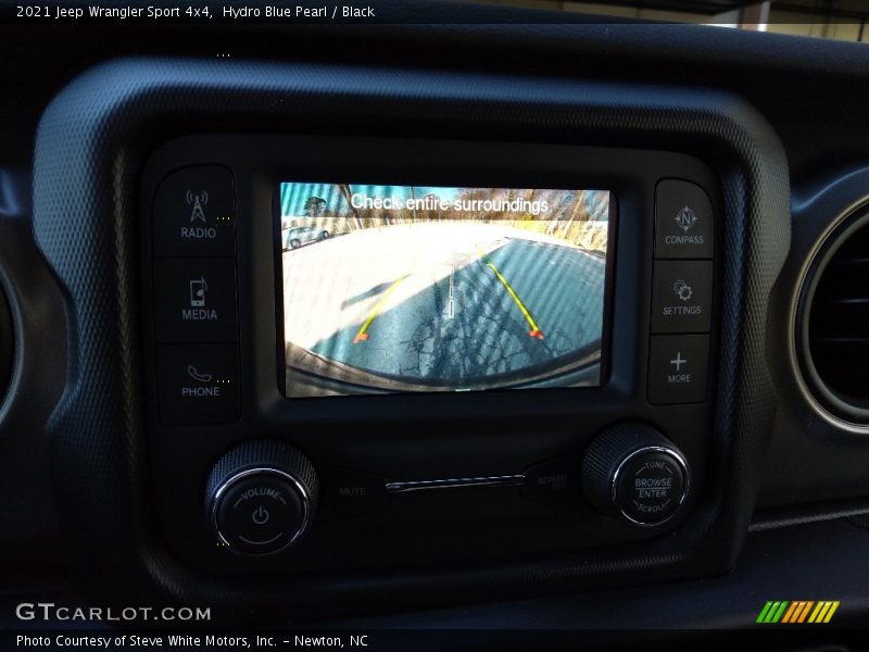 Hydro Blue Pearl / Black 2021 Jeep Wrangler Sport 4x4