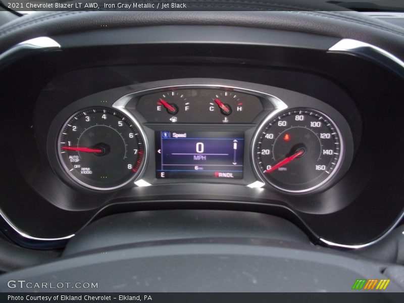 Iron Gray Metallic / Jet Black 2021 Chevrolet Blazer LT AWD