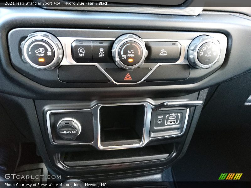 Hydro Blue Pearl / Black 2021 Jeep Wrangler Sport 4x4