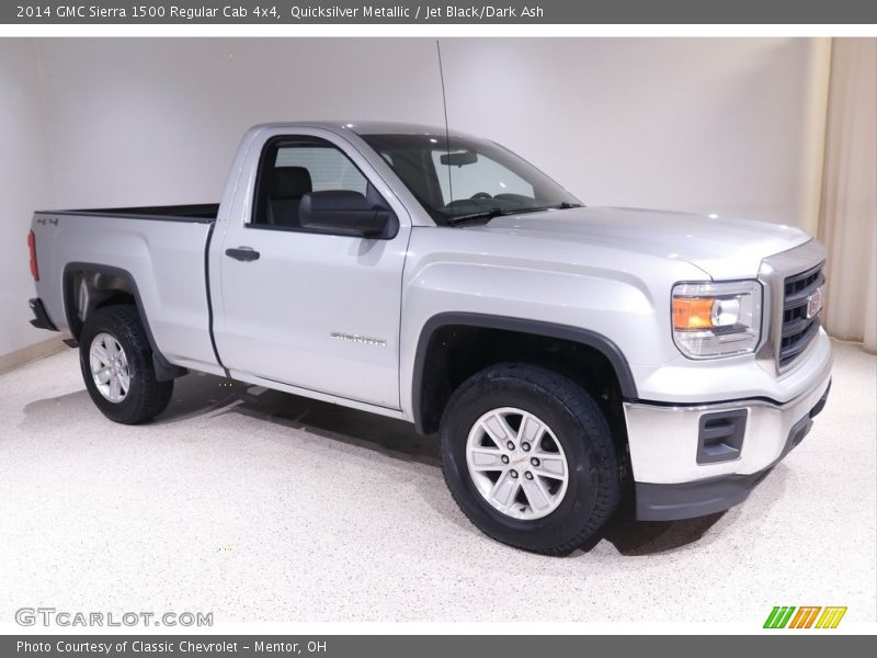 Quicksilver Metallic / Jet Black/Dark Ash 2014 GMC Sierra 1500 Regular Cab 4x4