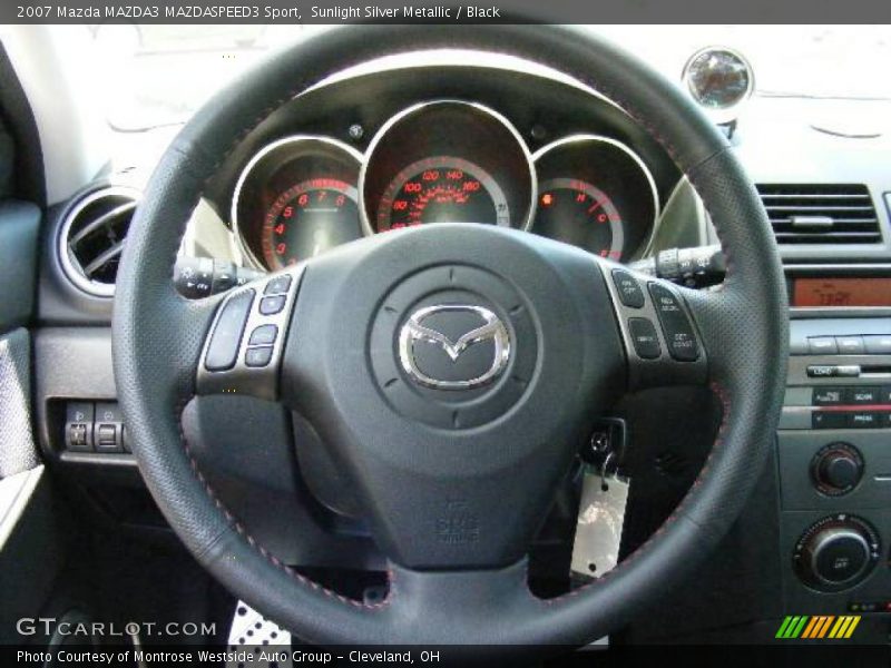 Sunlight Silver Metallic / Black 2007 Mazda MAZDA3 MAZDASPEED3 Sport