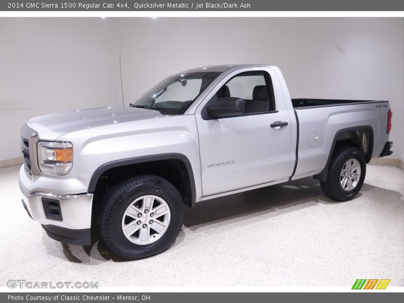 Quicksilver Metallic / Jet Black/Dark Ash 2014 GMC Sierra 1500 Regular Cab 4x4