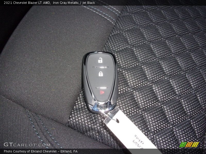 Iron Gray Metallic / Jet Black 2021 Chevrolet Blazer LT AWD