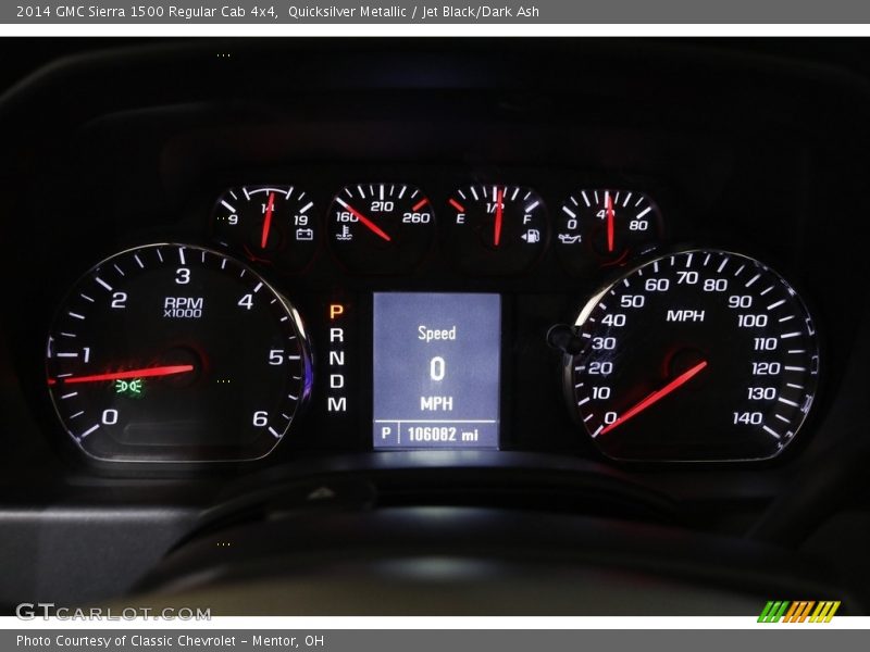 Quicksilver Metallic / Jet Black/Dark Ash 2014 GMC Sierra 1500 Regular Cab 4x4