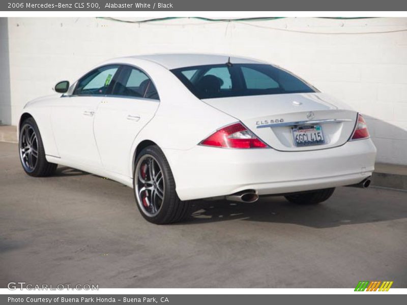 Alabaster White / Black 2006 Mercedes-Benz CLS 500