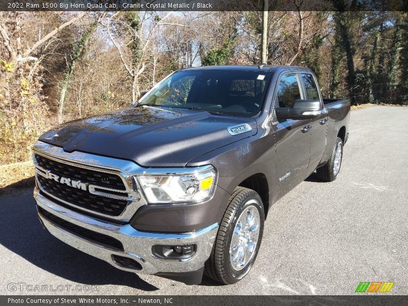 Granite Crystal Metallic / Black 2022 Ram 1500 Big Horn Quad Cab