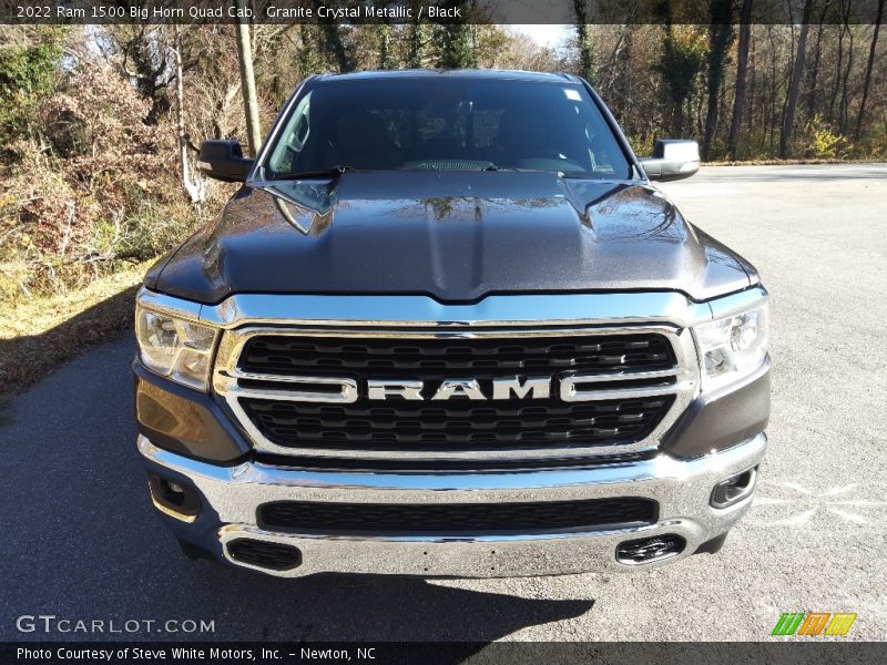 Granite Crystal Metallic / Black 2022 Ram 1500 Big Horn Quad Cab