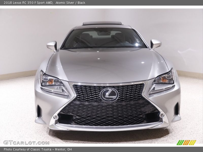 Atomic Silver / Black 2018 Lexus RC 350 F Sport AWD