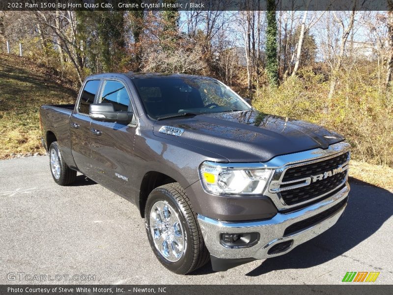 Granite Crystal Metallic / Black 2022 Ram 1500 Big Horn Quad Cab