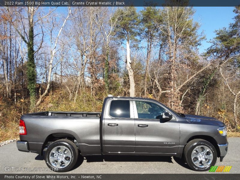 Granite Crystal Metallic / Black 2022 Ram 1500 Big Horn Quad Cab