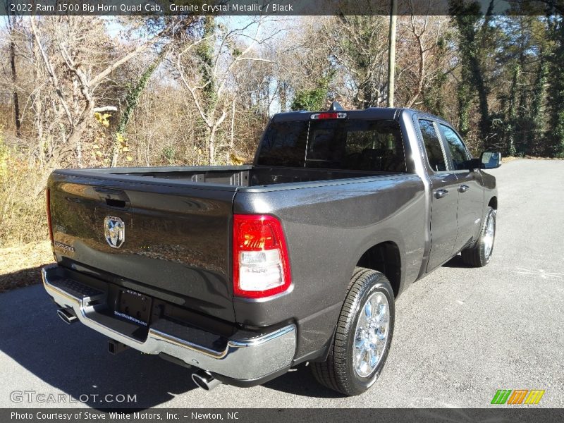 Granite Crystal Metallic / Black 2022 Ram 1500 Big Horn Quad Cab