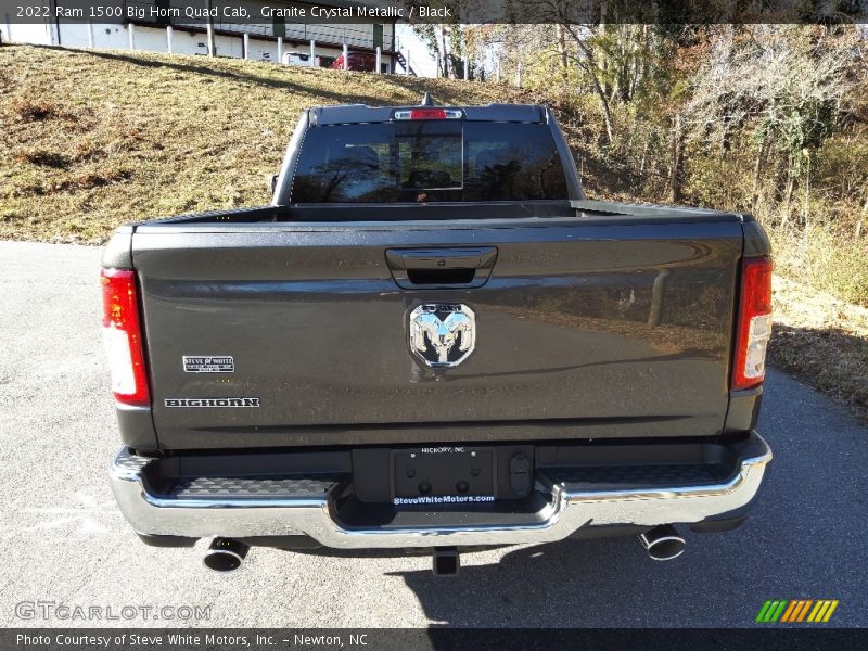 Granite Crystal Metallic / Black 2022 Ram 1500 Big Horn Quad Cab
