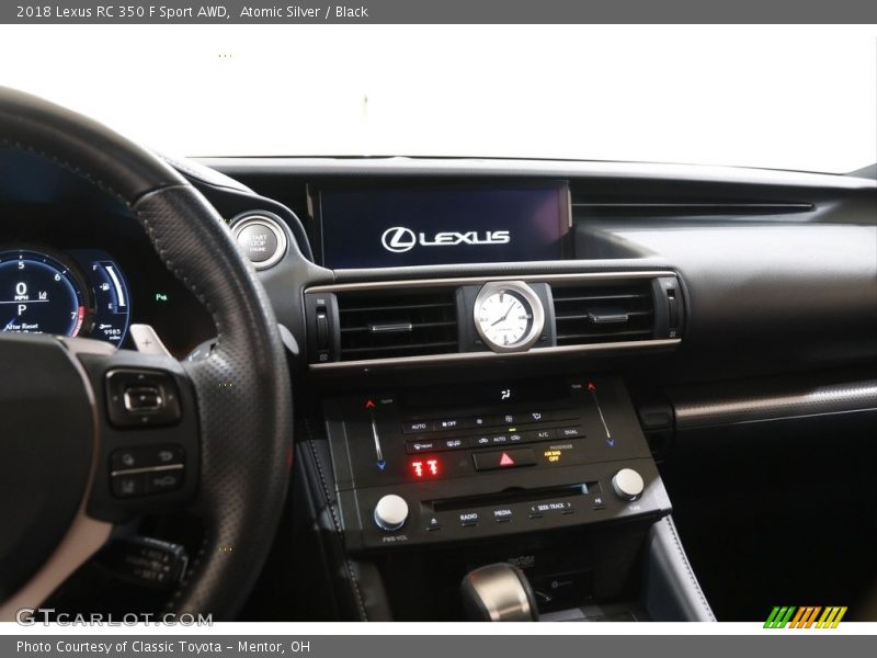 Atomic Silver / Black 2018 Lexus RC 350 F Sport AWD