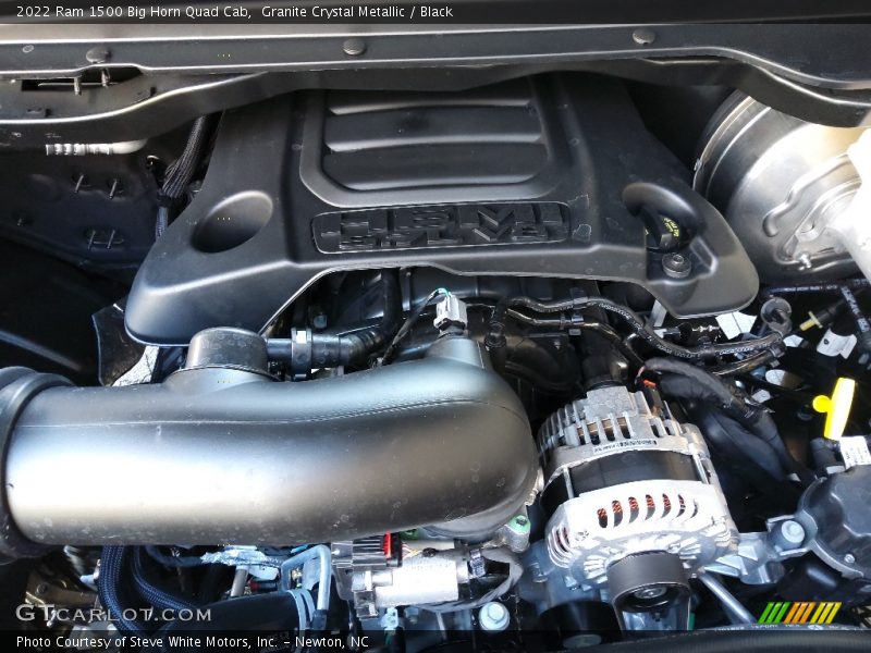 Granite Crystal Metallic / Black 2022 Ram 1500 Big Horn Quad Cab
