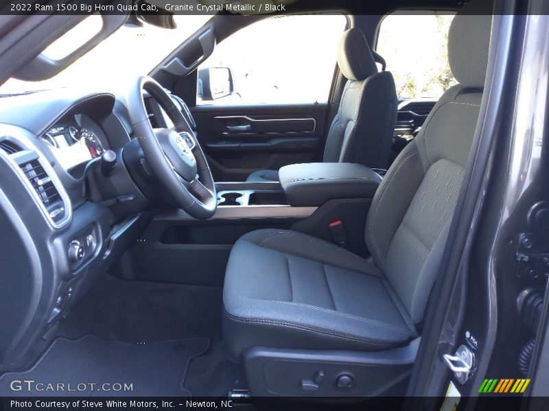 Granite Crystal Metallic / Black 2022 Ram 1500 Big Horn Quad Cab