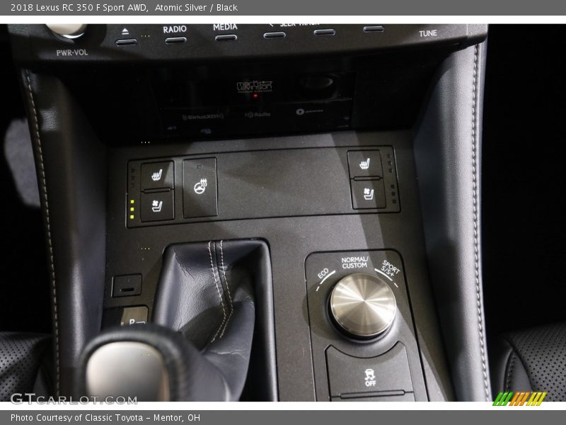 Atomic Silver / Black 2018 Lexus RC 350 F Sport AWD
