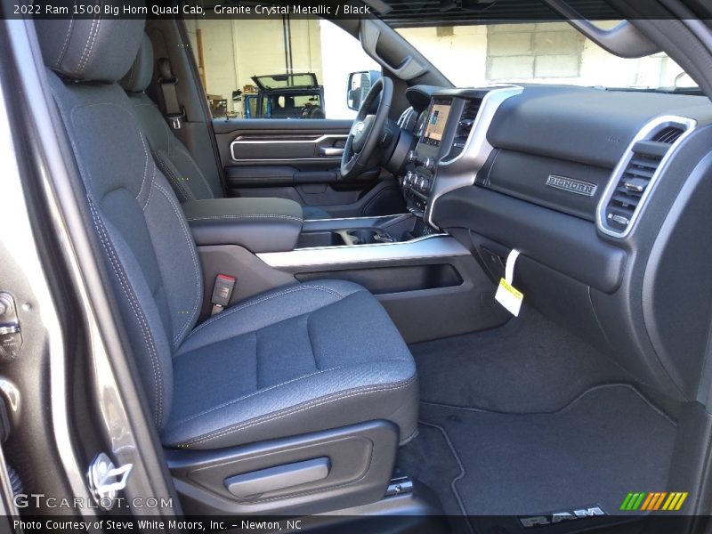 Granite Crystal Metallic / Black 2022 Ram 1500 Big Horn Quad Cab