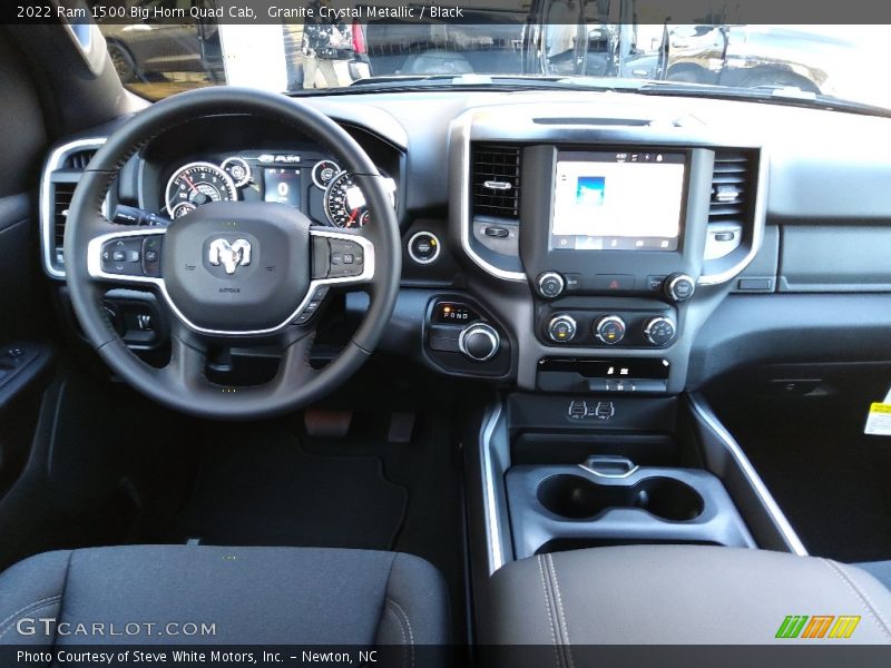 Granite Crystal Metallic / Black 2022 Ram 1500 Big Horn Quad Cab