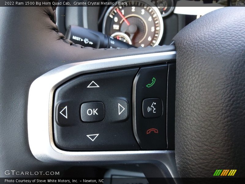 Granite Crystal Metallic / Black 2022 Ram 1500 Big Horn Quad Cab