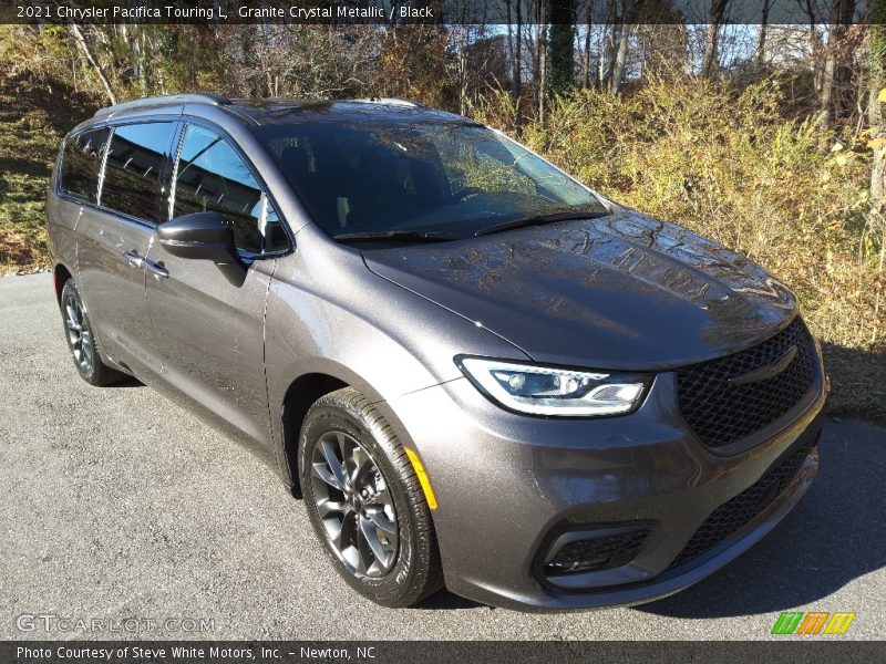 Granite Crystal Metallic / Black 2021 Chrysler Pacifica Touring L