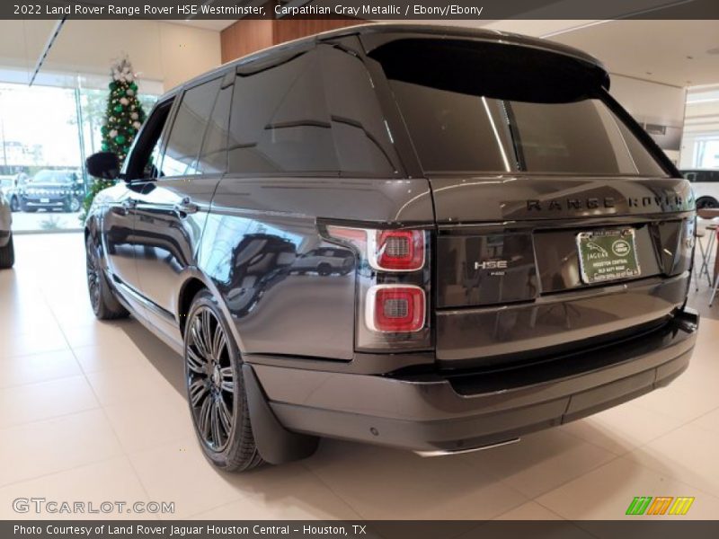 Carpathian Gray Metallic / Ebony/Ebony 2022 Land Rover Range Rover HSE Westminster