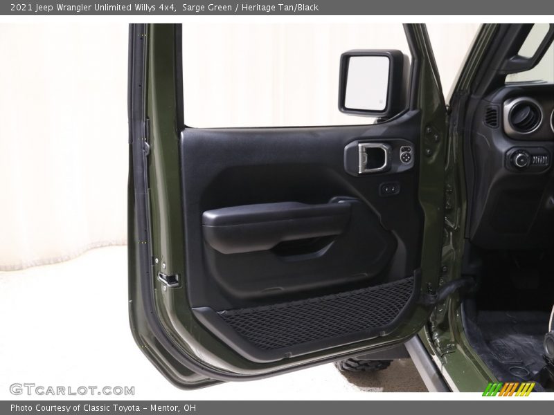 Sarge Green / Heritage Tan/Black 2021 Jeep Wrangler Unlimited Willys 4x4