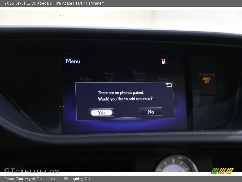 Fire Agate Pearl / Parchment 2015 Lexus ES 350 Sedan