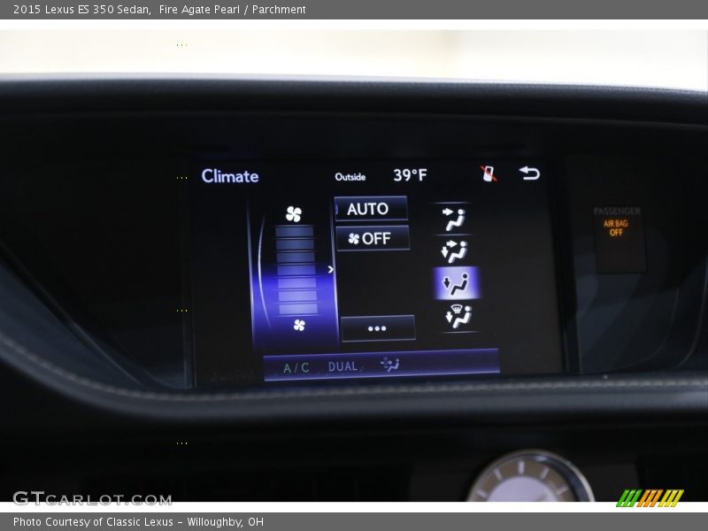 Fire Agate Pearl / Parchment 2015 Lexus ES 350 Sedan
