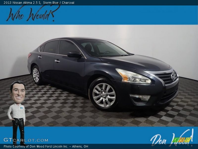 Storm Blue / Charcoal 2013 Nissan Altima 2.5 S