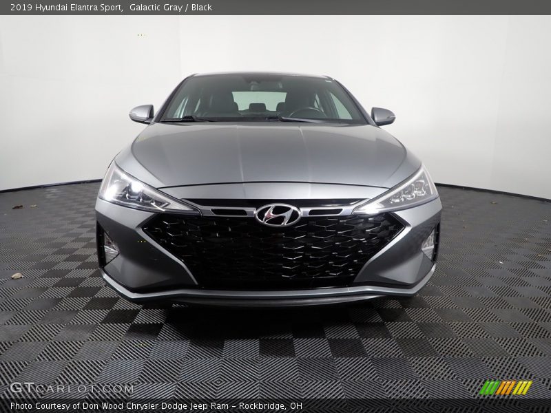 Galactic Gray / Black 2019 Hyundai Elantra Sport