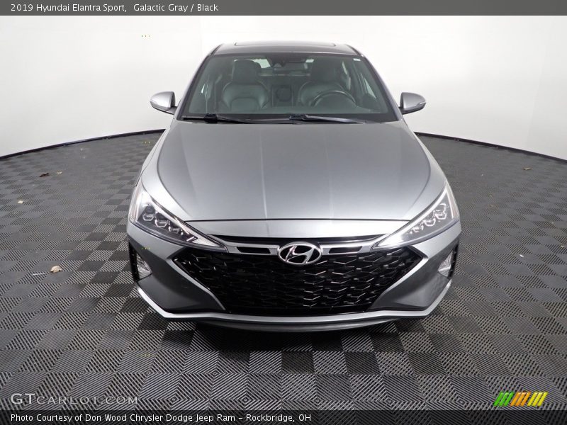 Galactic Gray / Black 2019 Hyundai Elantra Sport