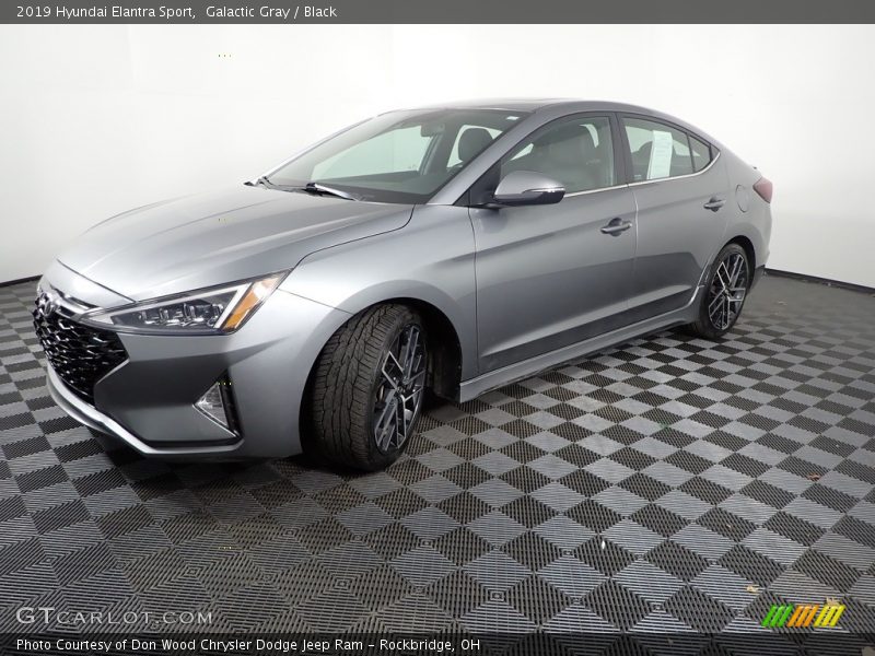 Galactic Gray / Black 2019 Hyundai Elantra Sport