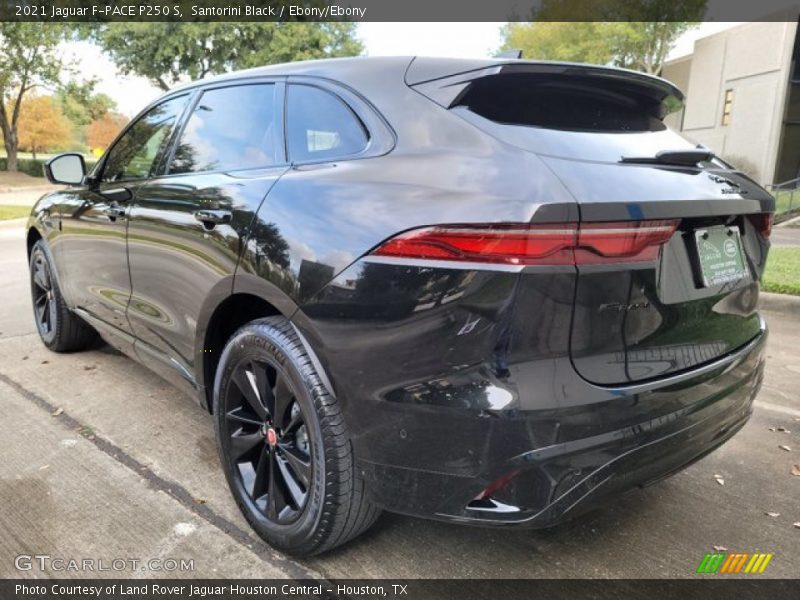 Santorini Black / Ebony/Ebony 2021 Jaguar F-PACE P250 S