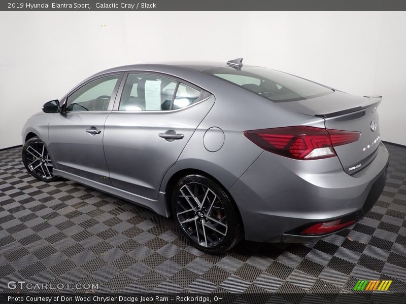 Galactic Gray / Black 2019 Hyundai Elantra Sport