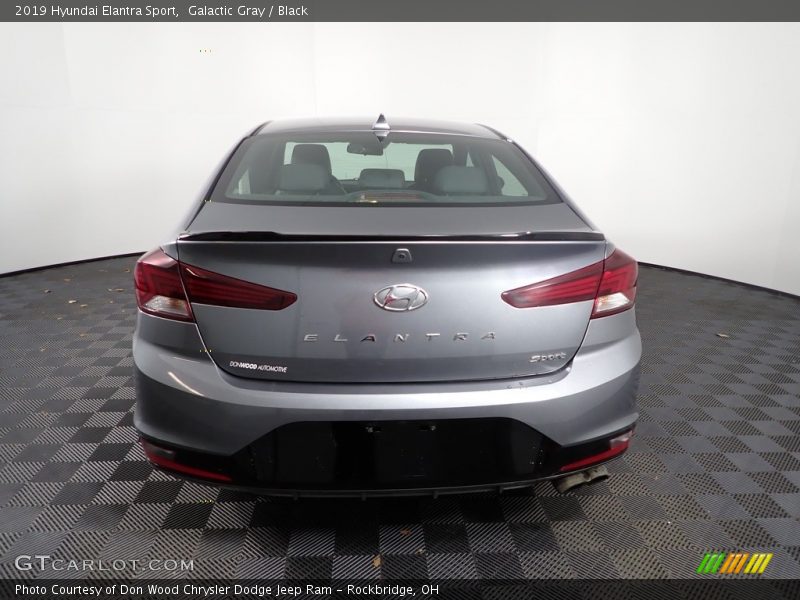 Galactic Gray / Black 2019 Hyundai Elantra Sport