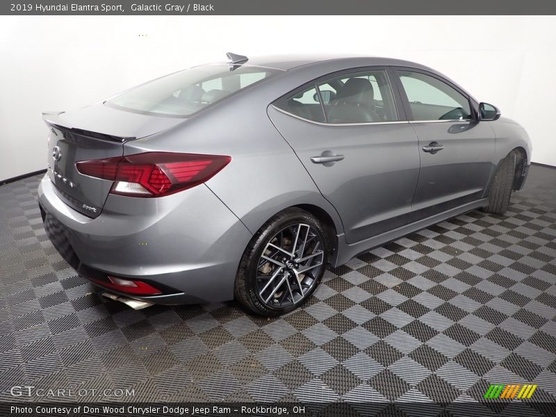 Galactic Gray / Black 2019 Hyundai Elantra Sport