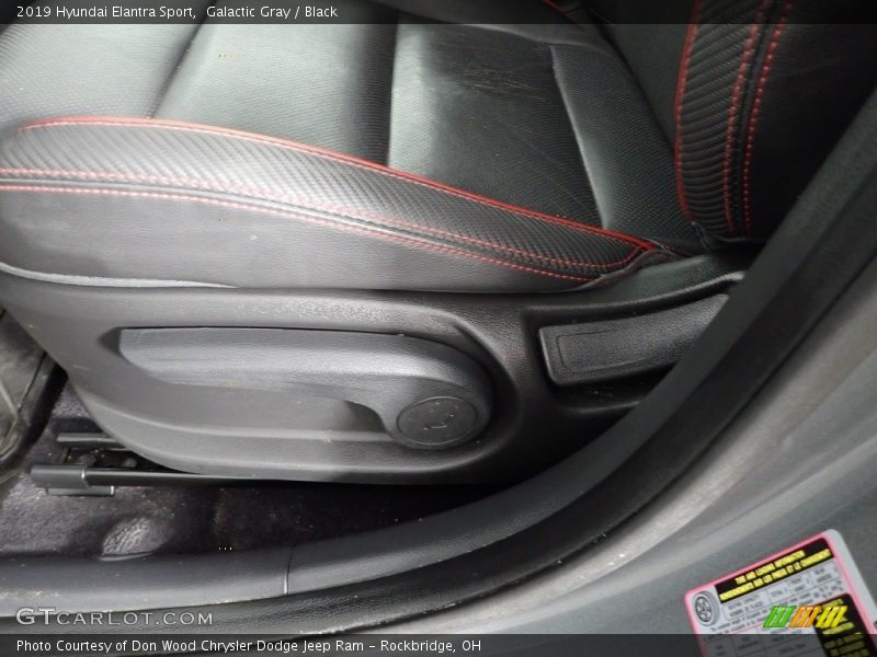 Galactic Gray / Black 2019 Hyundai Elantra Sport