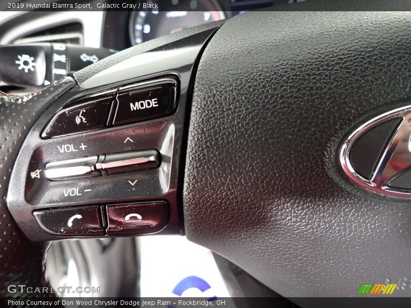 Galactic Gray / Black 2019 Hyundai Elantra Sport