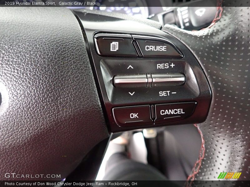Galactic Gray / Black 2019 Hyundai Elantra Sport