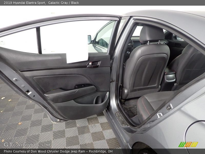 Galactic Gray / Black 2019 Hyundai Elantra Sport
