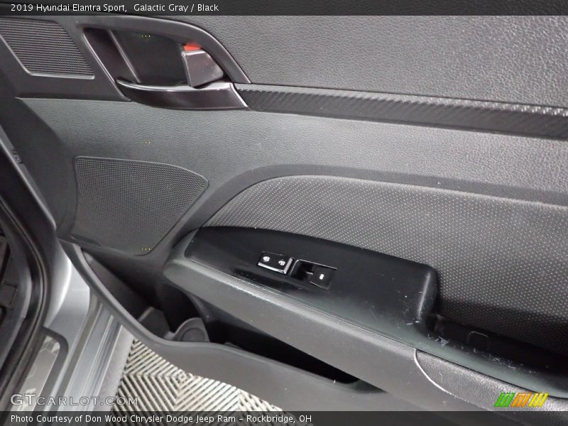 Galactic Gray / Black 2019 Hyundai Elantra Sport