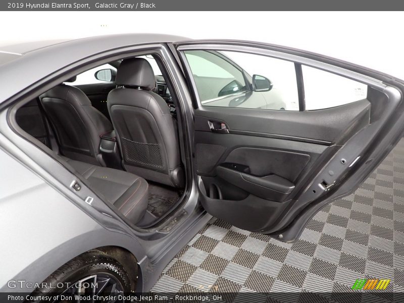 Galactic Gray / Black 2019 Hyundai Elantra Sport
