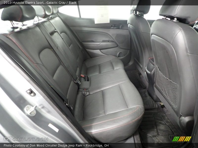 Galactic Gray / Black 2019 Hyundai Elantra Sport