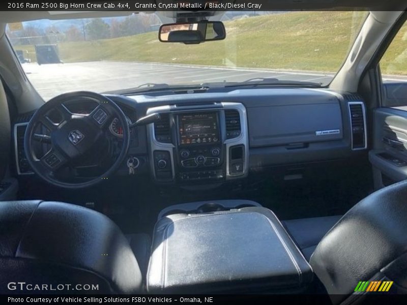 Granite Crystal Metallic / Black/Diesel Gray 2016 Ram 2500 Big Horn Crew Cab 4x4