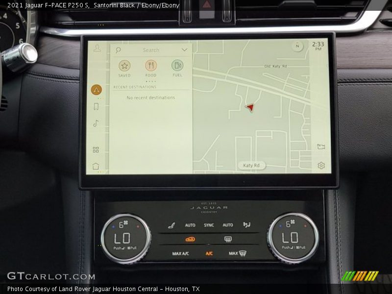Santorini Black / Ebony/Ebony 2021 Jaguar F-PACE P250 S