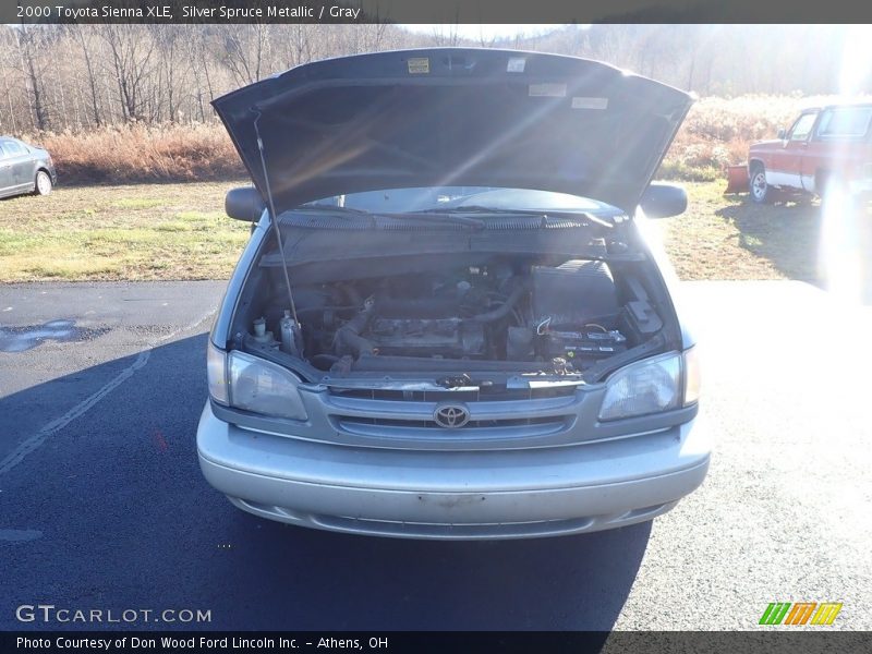 Silver Spruce Metallic / Gray 2000 Toyota Sienna XLE