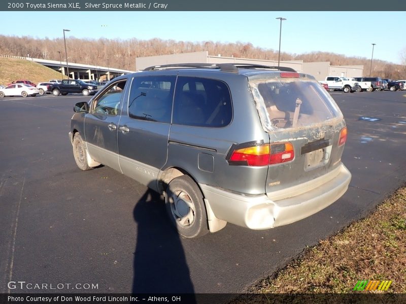 Silver Spruce Metallic / Gray 2000 Toyota Sienna XLE