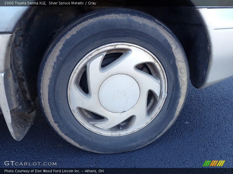 Silver Spruce Metallic / Gray 2000 Toyota Sienna XLE