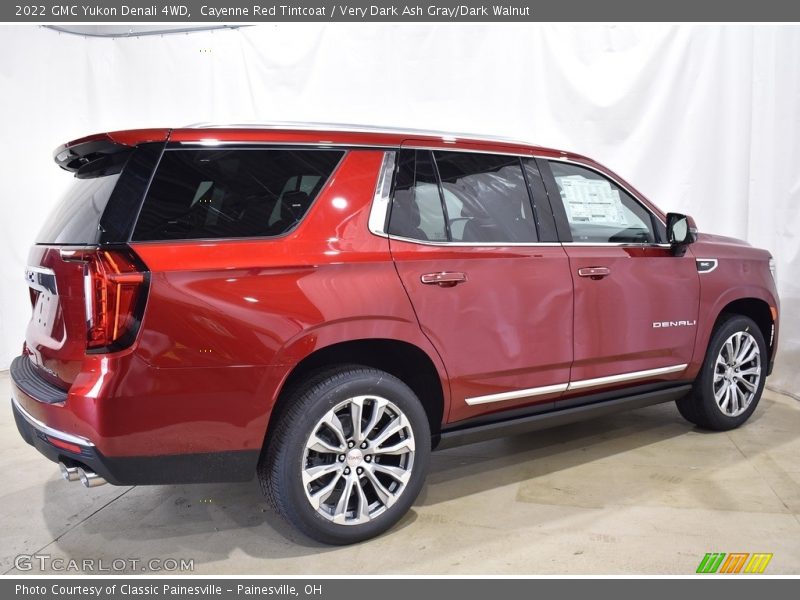 Cayenne Red Tintcoat / Very Dark Ash Gray/Dark Walnut 2022 GMC Yukon Denali 4WD