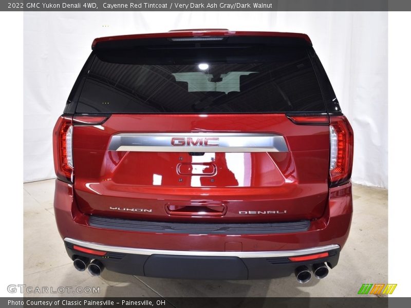 Cayenne Red Tintcoat / Very Dark Ash Gray/Dark Walnut 2022 GMC Yukon Denali 4WD